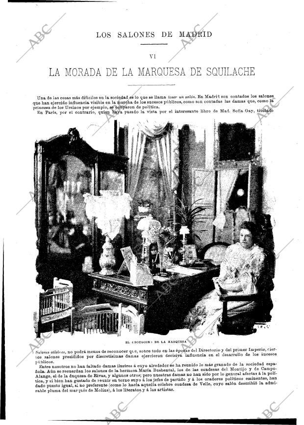 BLANCO Y NEGRO MADRID 19-10-1895 página 5