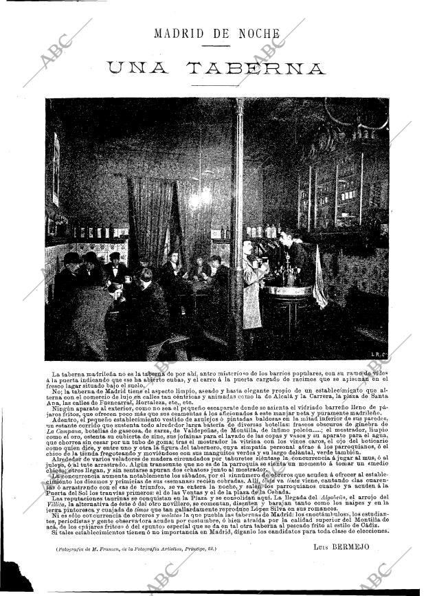 BLANCO Y NEGRO MADRID 26-10-1895 página 15