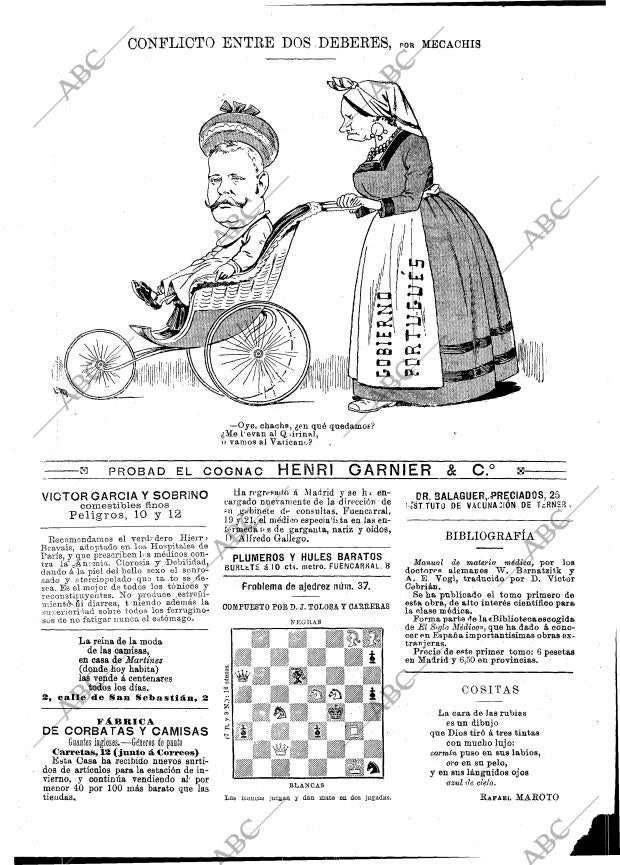 BLANCO Y NEGRO MADRID 26-10-1895 página 16