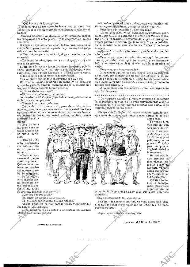 BLANCO Y NEGRO MADRID 26-10-1895 página 6