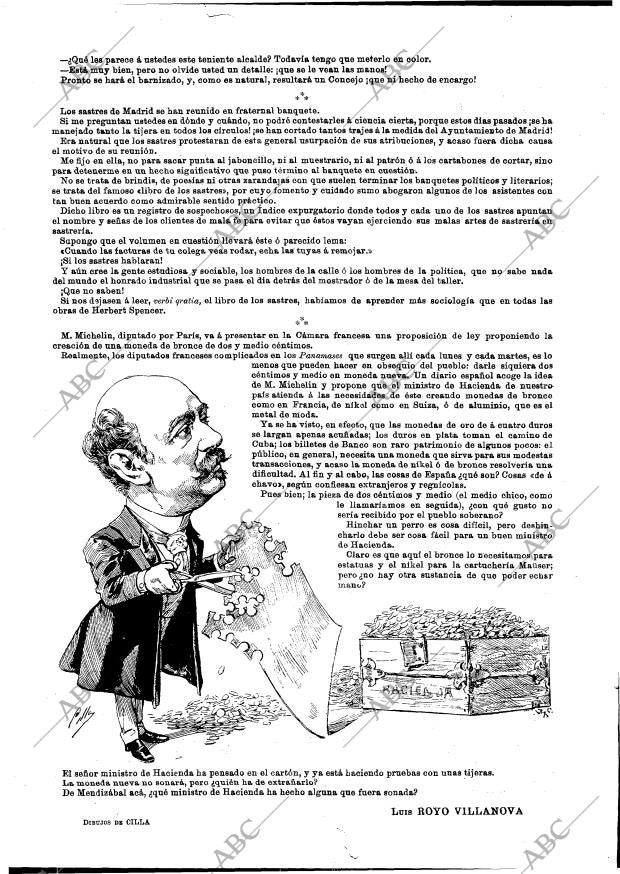 BLANCO Y NEGRO MADRID 30-11-1895 página 14