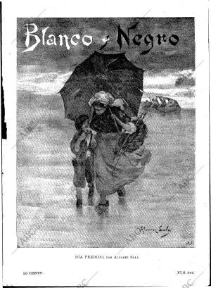 BLANCO Y NEGRO MADRID 11-01-1896