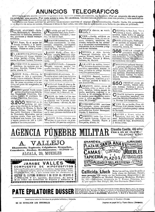 BLANCO Y NEGRO MADRID 18-01-1896 página 22