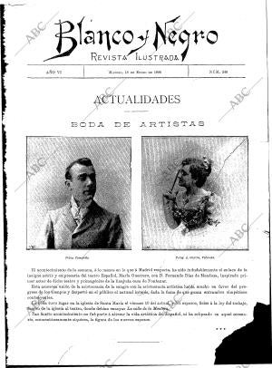 BLANCO Y NEGRO MADRID 18-01-1896 página 5