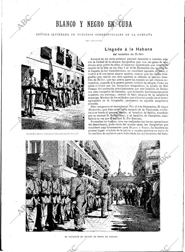 BLANCO Y NEGRO MADRID 25-01-1896 página 6