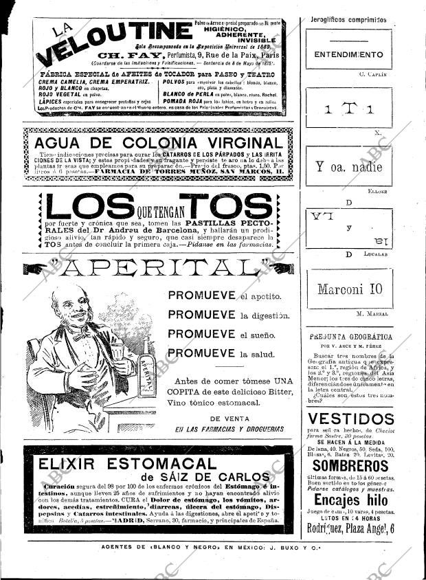 BLANCO Y NEGRO MADRID 15-02-1896 página 31