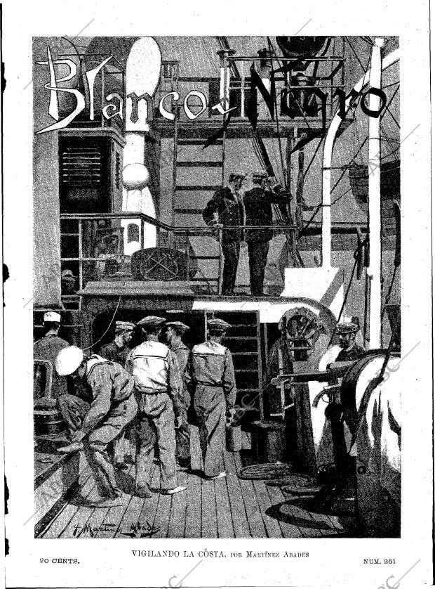 BLANCO Y NEGRO MADRID 22-02-1896 página 1