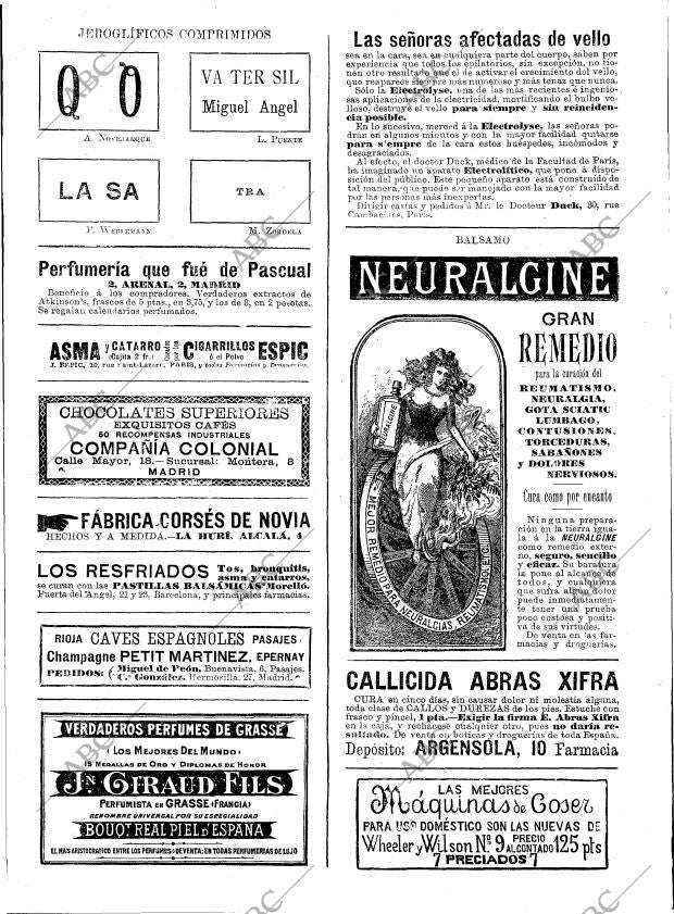 BLANCO Y NEGRO MADRID 22-02-1896 página 23