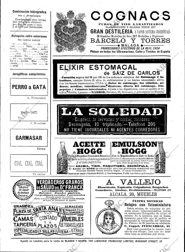 BLANCO Y NEGRO MADRID 22-02-1896 página 25