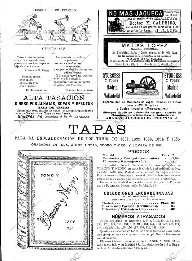 BLANCO Y NEGRO MADRID 22-02-1896 página 26