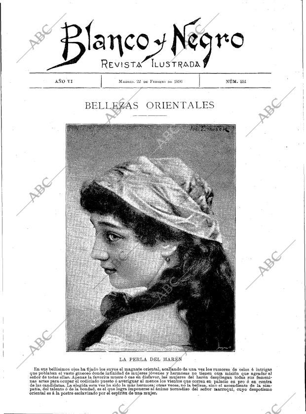 BLANCO Y NEGRO MADRID 22-02-1896 página 3