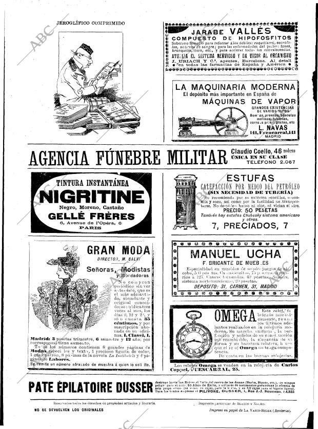 BLANCO Y NEGRO MADRID 22-02-1896 página 30