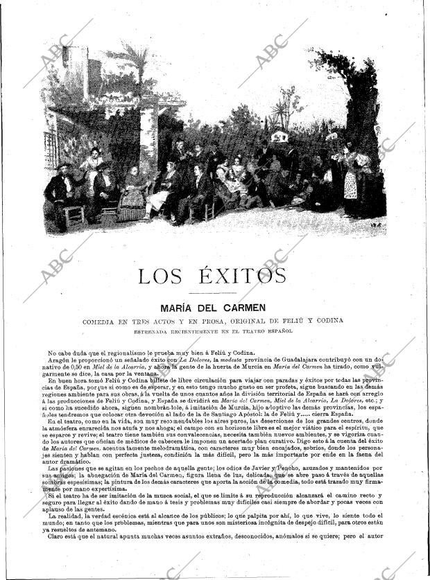 BLANCO Y NEGRO MADRID 29-02-1896 página 19