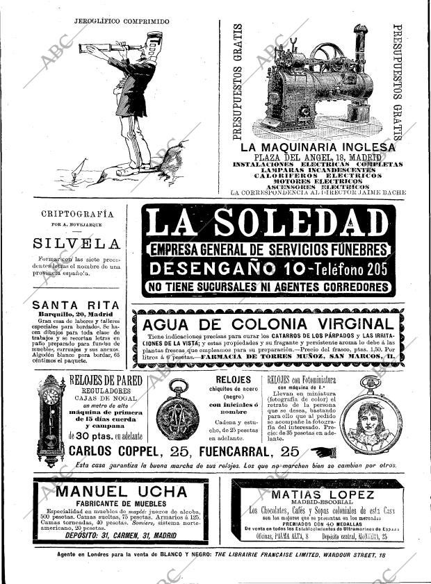 BLANCO Y NEGRO MADRID 29-02-1896 página 26