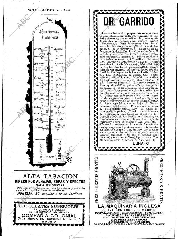 BLANCO Y NEGRO MADRID 07-03-1896 página 24