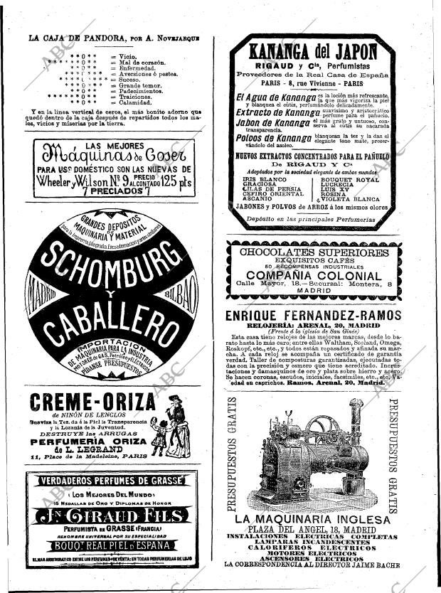 BLANCO Y NEGRO MADRID 14-03-1896 página 27