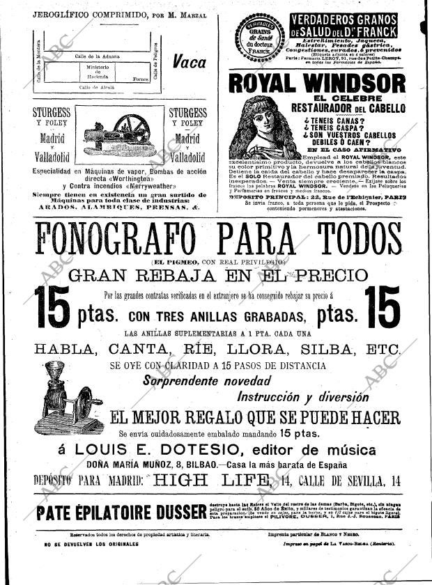 BLANCO Y NEGRO MADRID 14-03-1896 página 30