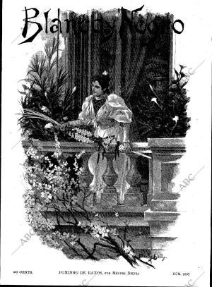 BLANCO Y NEGRO MADRID 28-03-1896 página 1