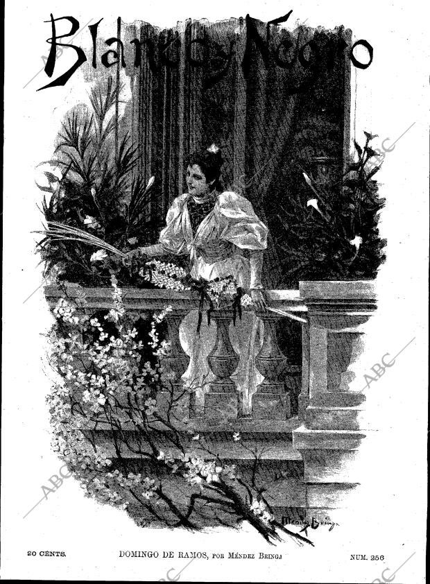 BLANCO Y NEGRO MADRID 28-03-1896 página 1