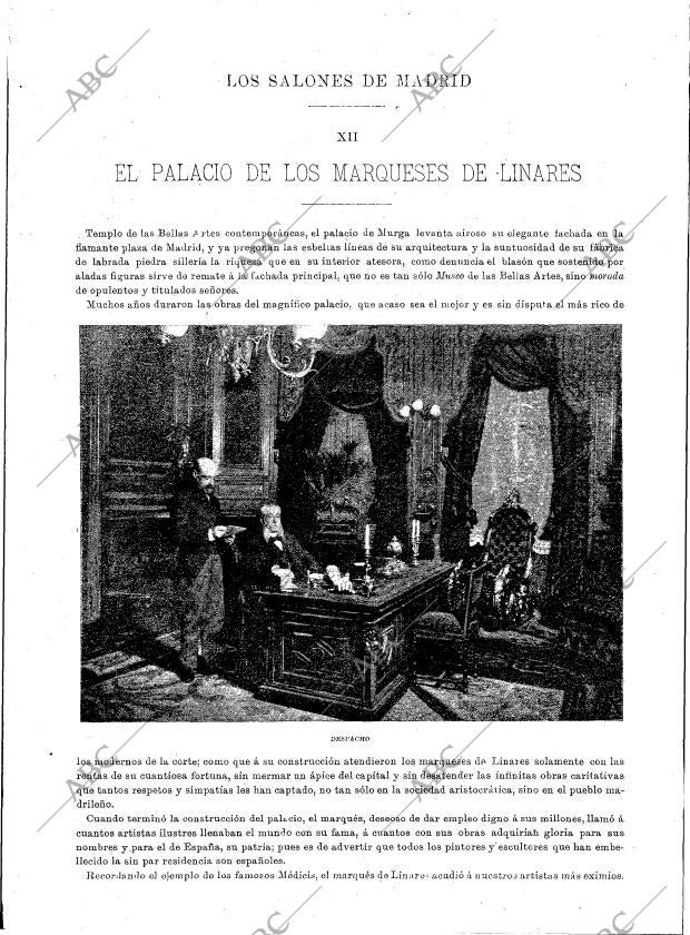 BLANCO Y NEGRO MADRID 28-03-1896 página 12