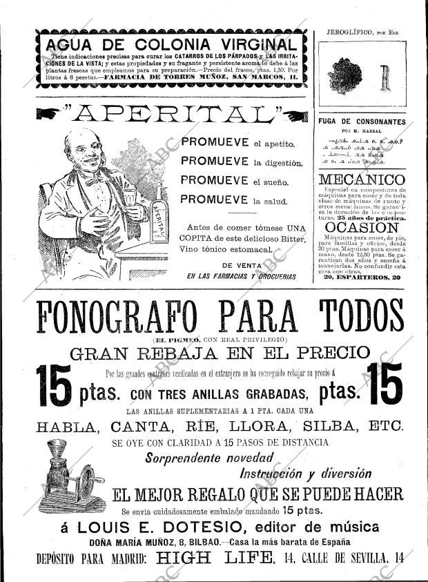 BLANCO Y NEGRO MADRID 11-04-1896 página 26