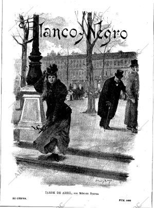 BLANCO Y NEGRO MADRID 25-04-1896 página 1