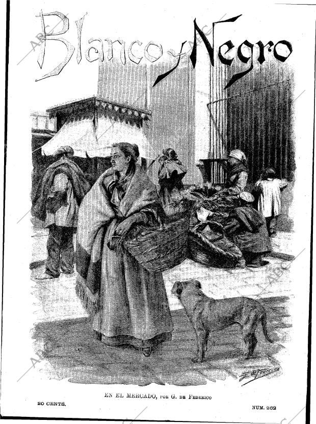 BLANCO Y NEGRO MADRID 09-05-1896 página 1