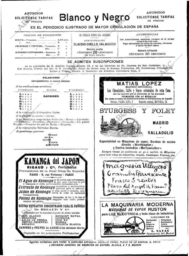 BLANCO Y NEGRO MADRID 09-05-1896 página 2