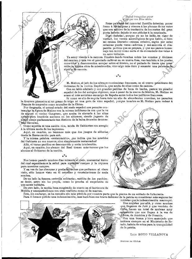 BLANCO Y NEGRO MADRID 09-05-1896 página 5