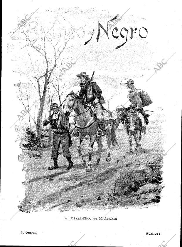 BLANCO Y NEGRO MADRID 23-05-1896 página 1