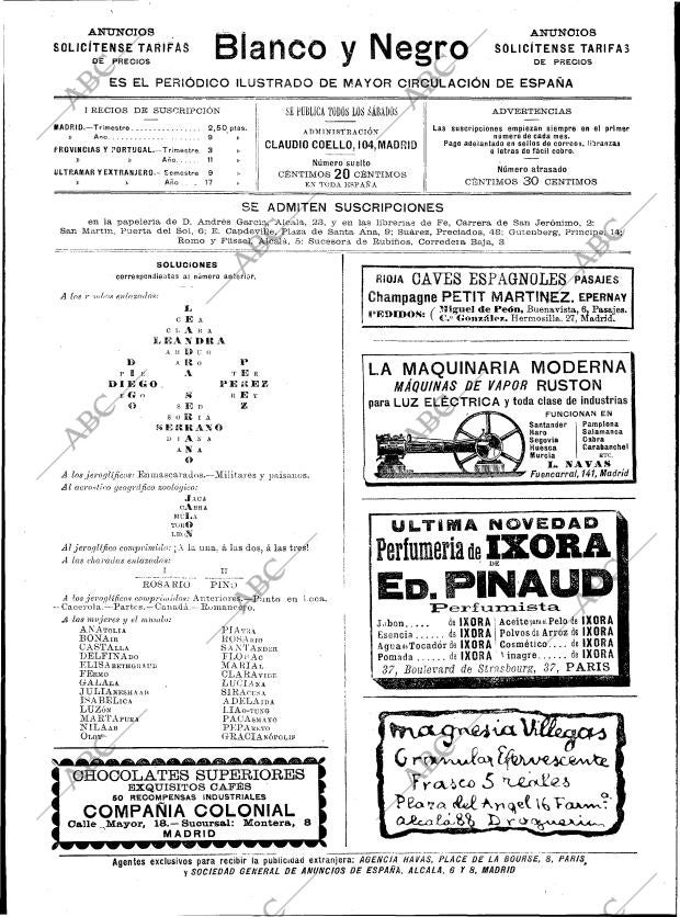 BLANCO Y NEGRO MADRID 06-06-1896 página 2