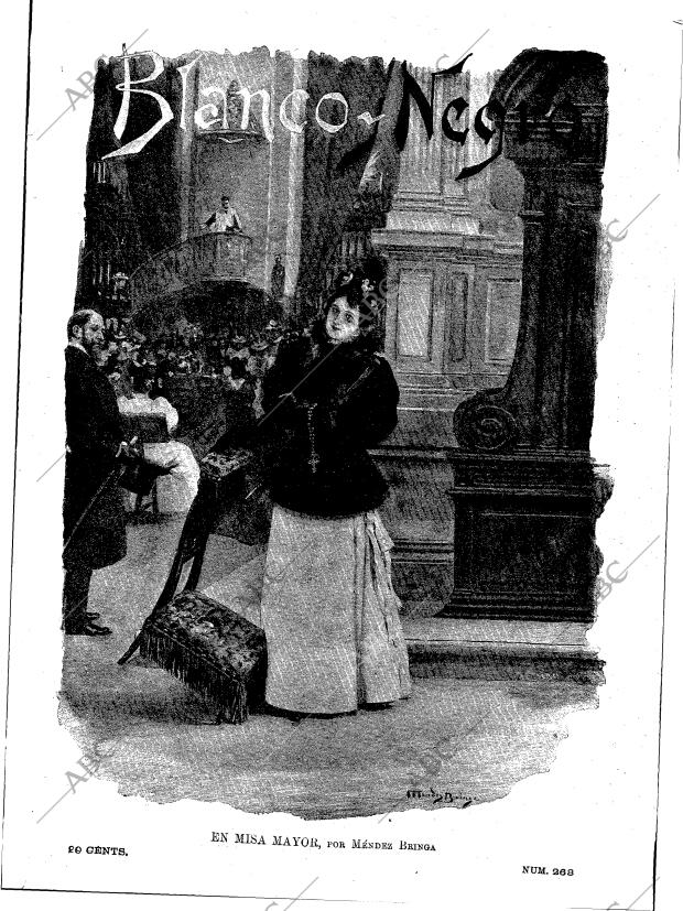 BLANCO Y NEGRO MADRID 20-06-1896 página 1