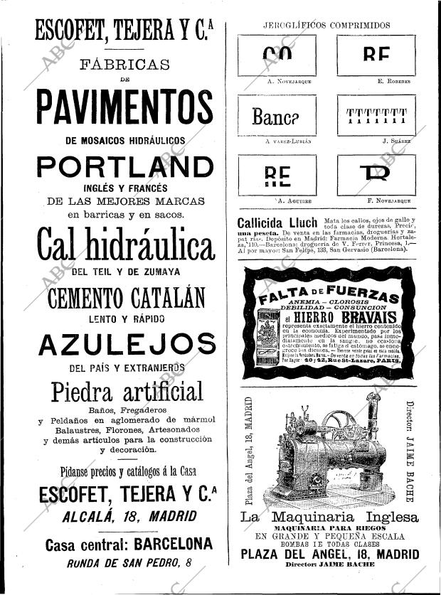 BLANCO Y NEGRO MADRID 27-06-1896 página 24