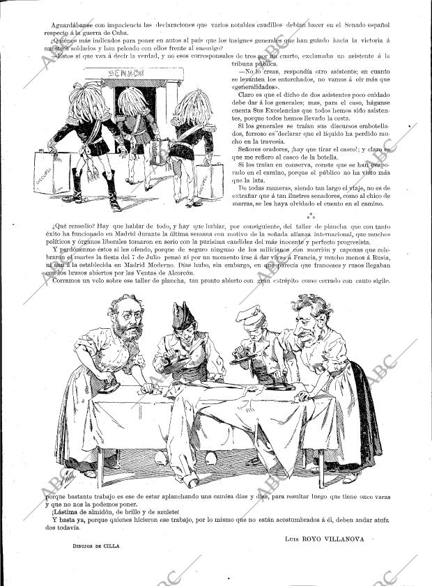BLANCO Y NEGRO MADRID 11-07-1896 página 12