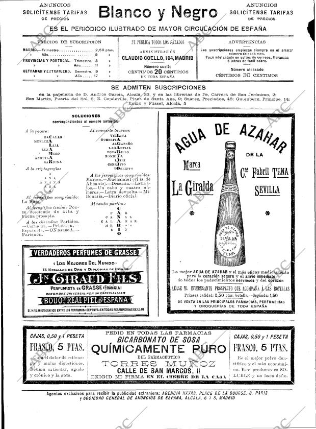 BLANCO Y NEGRO MADRID 11-07-1896 página 2