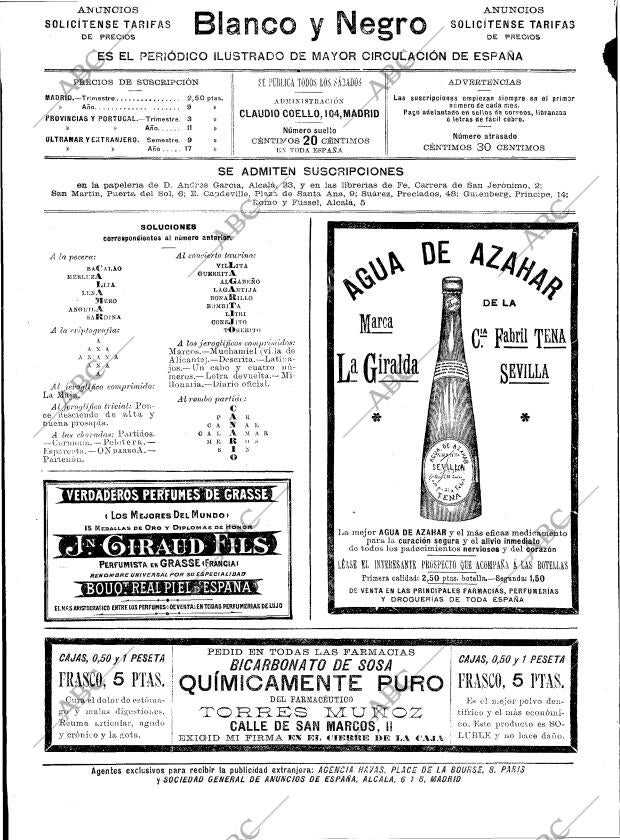 BLANCO Y NEGRO MADRID 11-07-1896 página 2