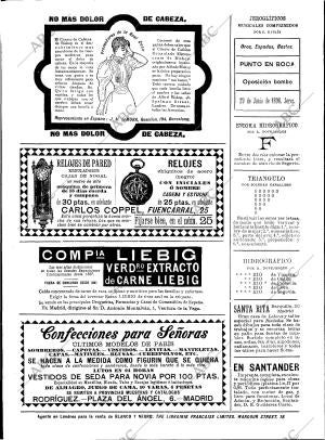 BLANCO Y NEGRO MADRID 11-07-1896 página 24