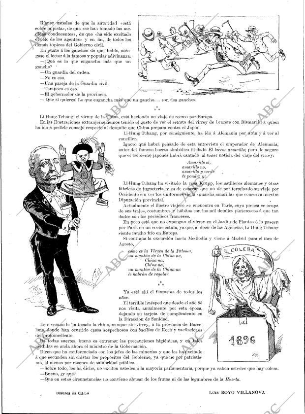 BLANCO Y NEGRO MADRID 25-07-1896 página 16