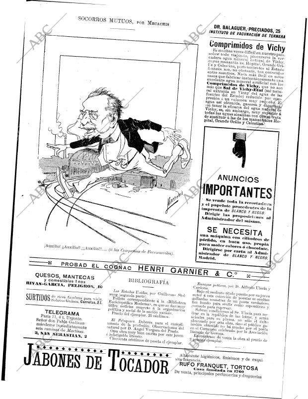 BLANCO Y NEGRO MADRID 25-07-1896 página 18