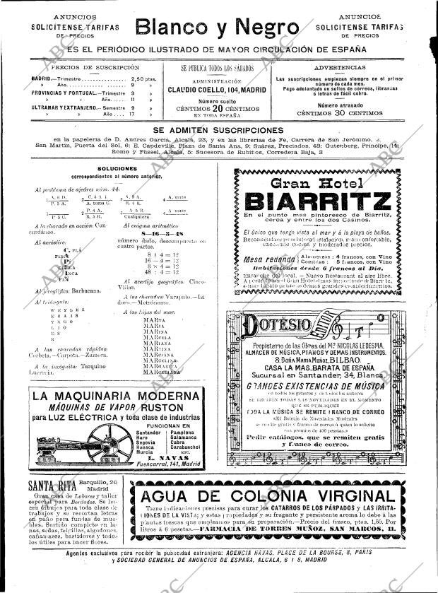 BLANCO Y NEGRO MADRID 15-08-1896 página 2