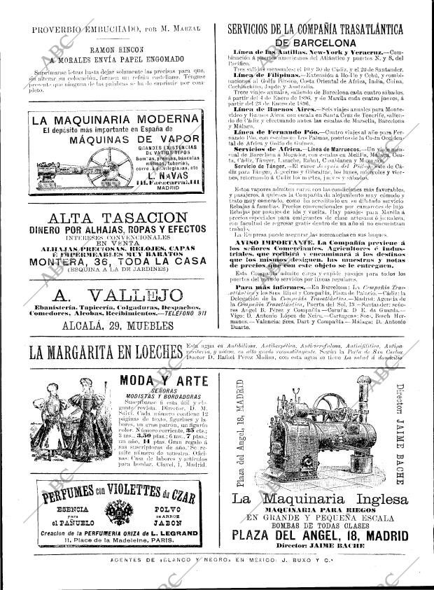 BLANCO Y NEGRO MADRID 17-10-1896 página 21