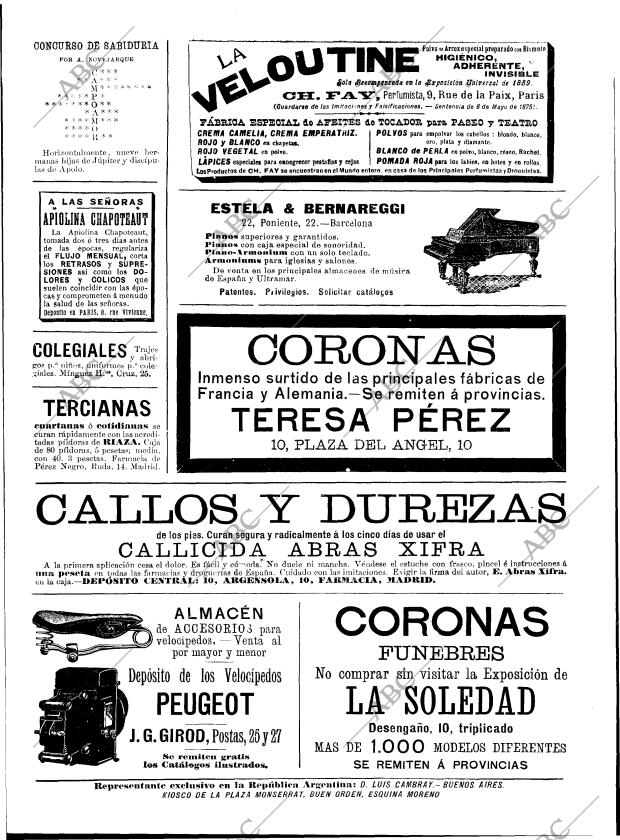 BLANCO Y NEGRO MADRID 17-10-1896 página 22