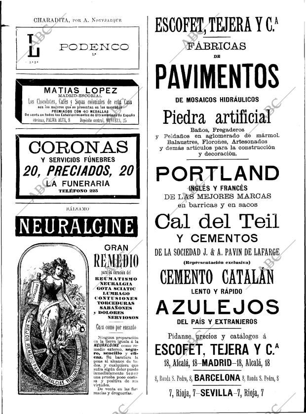 BLANCO Y NEGRO MADRID 17-10-1896 página 23