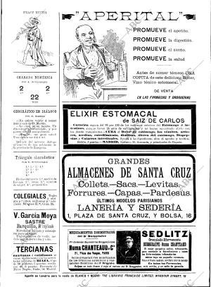 BLANCO Y NEGRO MADRID 24-10-1896 página 23
