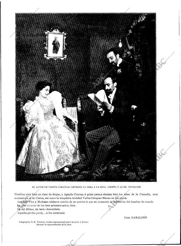 BLANCO Y NEGRO MADRID 31-10-1896 página 11