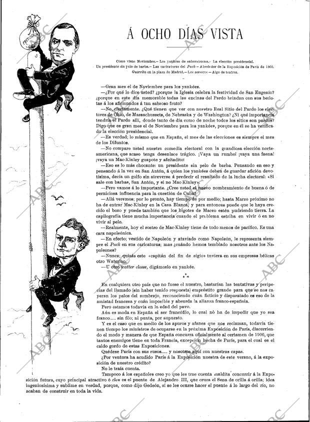 BLANCO Y NEGRO MADRID 14-11-1896 página 15