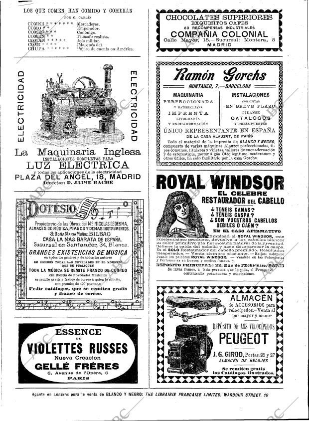 BLANCO Y NEGRO MADRID 14-11-1896 página 21