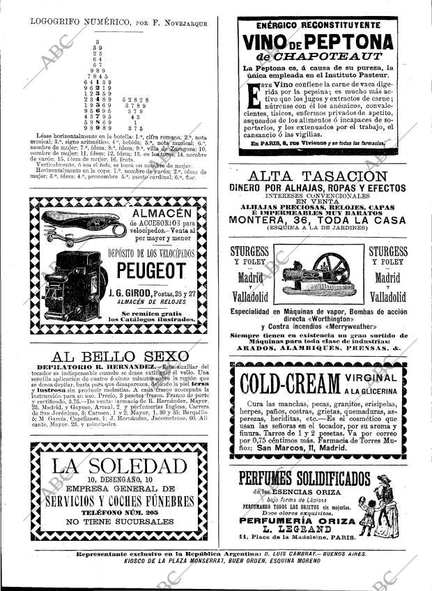 BLANCO Y NEGRO MADRID 28-11-1896 página 18