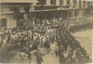 Desfile del batallón de infantería de marina