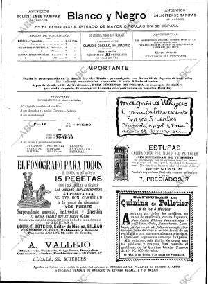 BLANCO Y NEGRO MADRID 05-12-1896 página 2